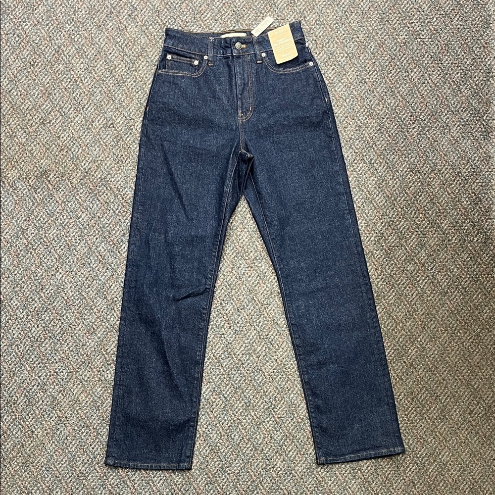 Madewell Women’s Curvy 90s Straight Leg Jeans W25 NWT Cotton Modest